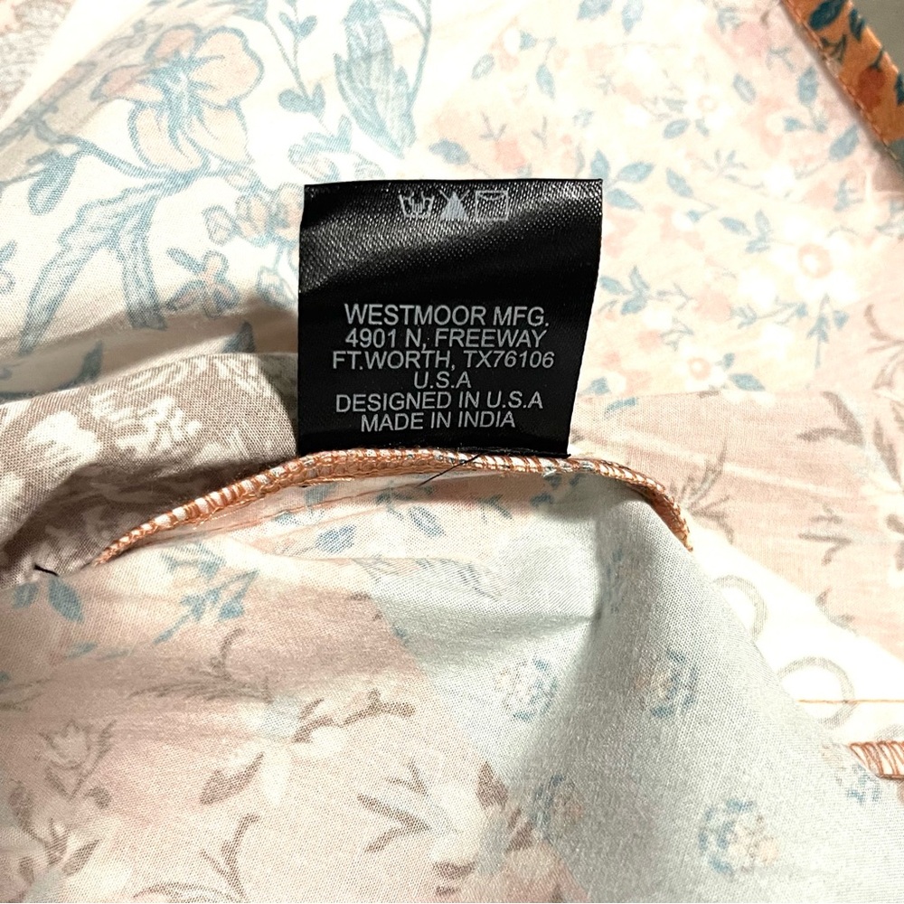 NWT Rock & Roll Denim Patchwork Flutter Tank - Ti… - image 6